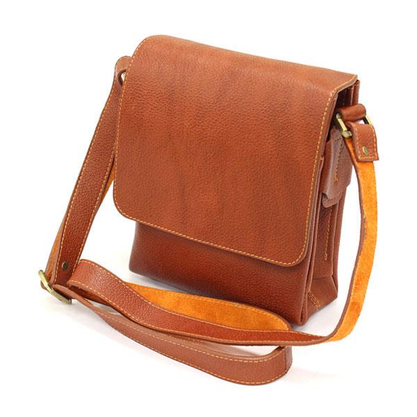 کیف دوشی چرم طبیعی آروین چرم کد AR-127